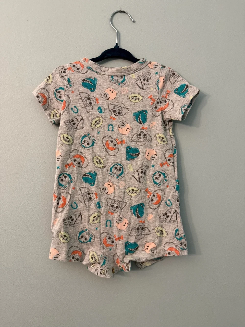Jumping bean Toy Story Print Short Sleeve Romper 12m